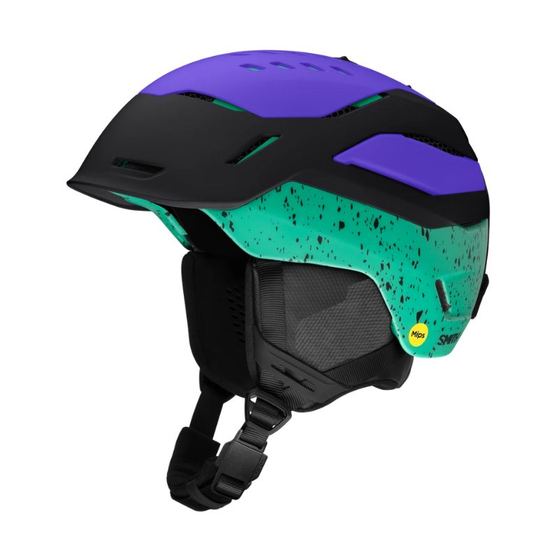 Smith Vantage 2 Mips - Matte Black/Ultraviolet/Emerald City