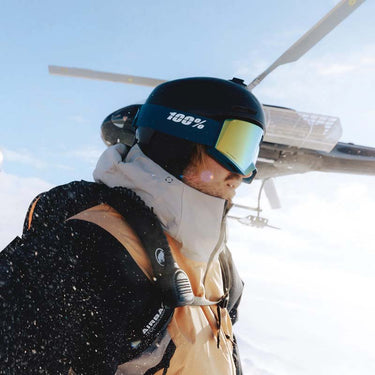 100% Norg HiPER - Deep Teal/Yellow Gold Mirror