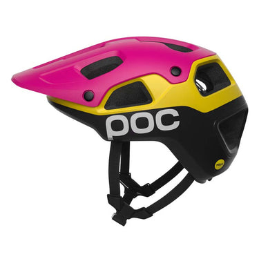 POC Cularis Pure MTB - Rhos Red Matt/Citrine Yellow Matt