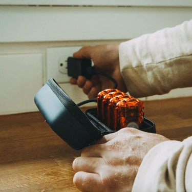 Ignik Ripple Rechargeable Hand Warmers - Lava Orange 4-Pack