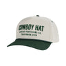 Sendero Cowboy Hat - Cream/Green