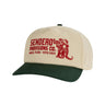 Sendero Armadillo Hat - Cream/Green