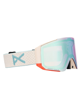 Anon Sync + MFI Face Mask - Oat/Perceive Variable Blue/Cloudy Pink