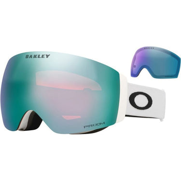 Oakley Flight Deck Pro M - Matte White/Prizm Sapphire & Prizm Iced
