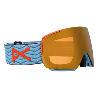 Anon M5 + MFI Face Mask - Retro Blue/Perceive Sunny Bronze/Cloudy Burst