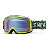 Smith Daredevil - Electric Lime Left Turn/Blue Sensor Mirror