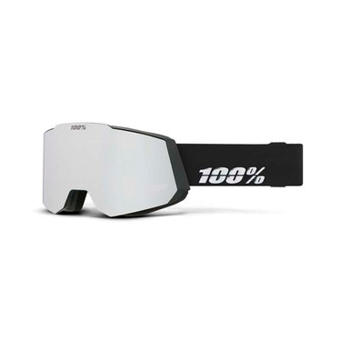 100% Snowcraft HiPER - Black/Silver/Silver Mirror