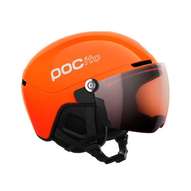 POC POCito Obex Visor - Fluorescent Orange/Clarity POCito/Partly Sunny/Light Orange