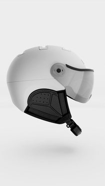 Kask Shadow Visor - White/Silver Mirror
