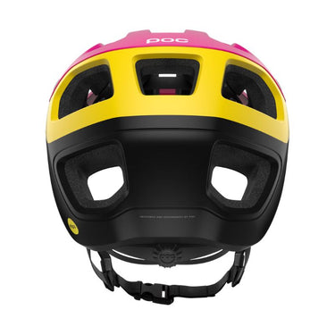 POC Cularis Pure MTB - Rhos Red Matt/Citrine Yellow Matt