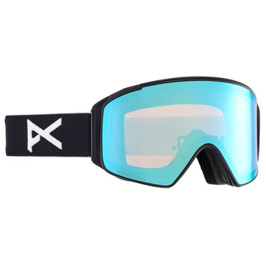 Anon M4S Cylindrical + MFI Face Mask - Black/Perceive Variable Blue/Cloudy Pink