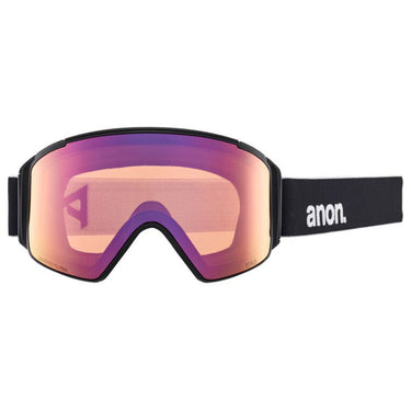 Anon M4S Cylindrical + MFI Face Mask - Black/Perceive Variable Blue/Cloudy Pink