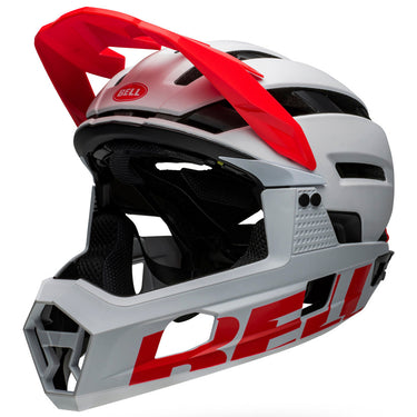 Bell Super Air R Mips - Matte/Gloss White/Infrared