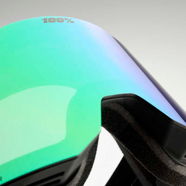 100% Snowcraft HiPER - Black/Green/Green Mirror