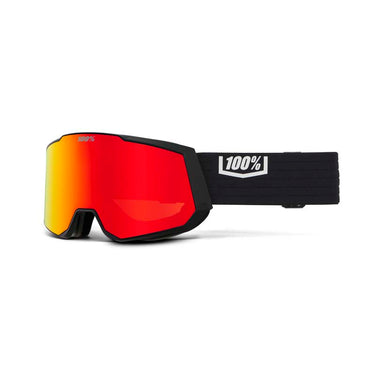 100% Snowcraft XL HiPER - Black/Red/Mirror Red