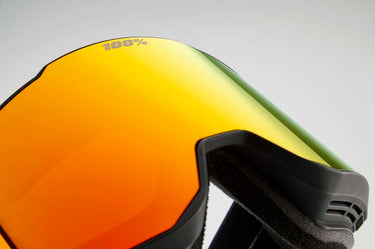 100% Snowcraft XL HiPER - Black/Red/Mirror Red