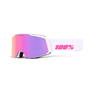 100% Snowcraft S HiPER - Essential White/Pink/Purple Mirror