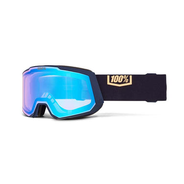 100% Snowcraft XL HiPER - Night Show/Yellow Gold Mirror