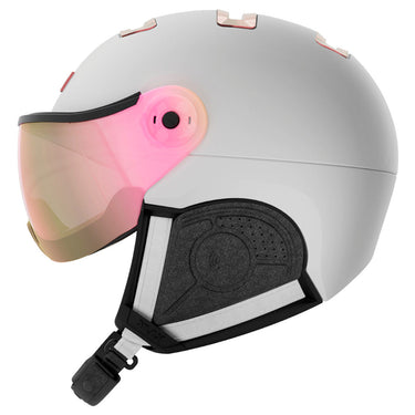 Kask Chrome Visor - White/Pink Gold Mirror