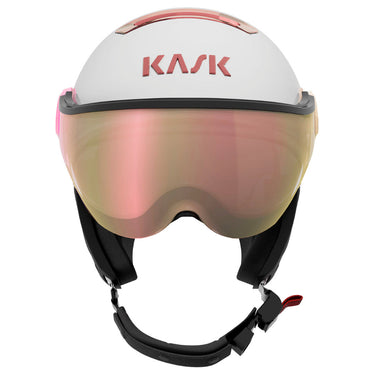 Kask Chrome Visor - White/Pink Gold Mirror