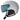 Kask Chrome Visor Vibes - White/Sky/Turquoise Mirror