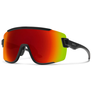 Smith Wildcat - Matte Black/ChromaPop Red Mirror