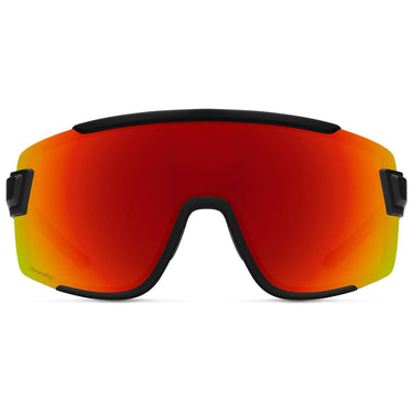 Smith Wildcat - Matte Black/ChromaPop Red Mirror