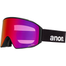 Anon M4 Cylindrical + MFI Face Mask - Black/Perceive Sunny Red/Cloudy Burst