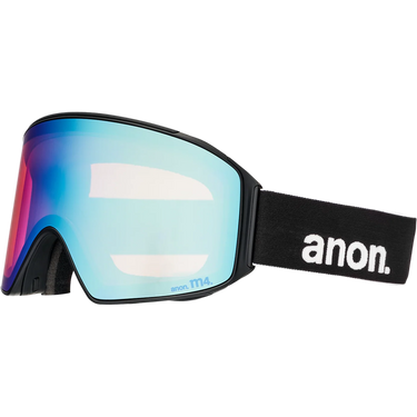 Anon M4 Cylindrical + MFI Face Mask Low Bridge - Black/Perceive Variable Blue/Cloudy Pink