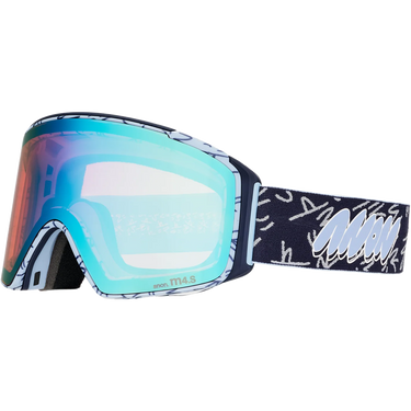 Anon M4S Cylindrical + MFI Face Mask - LB Midnight Gus/Perceive Variable Blue/Cloudy Pink