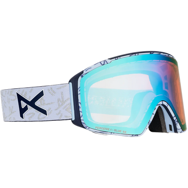 Anon M4S Cylindrical + MFI Face Mask - LB Midnight Gus/Perceive Variable Blue/Cloudy Pink