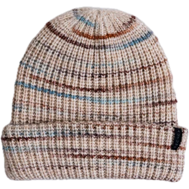 Autumn Headwear Chunky Stripe Beanie - Sand