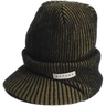 Autumn Headwear Cord Visor Beanie - Black