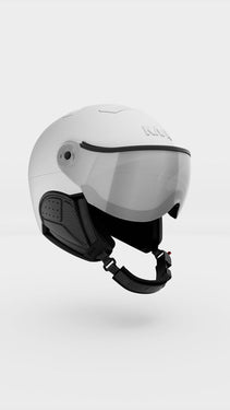 Kask Shadow Visor - White/Silver Mirror