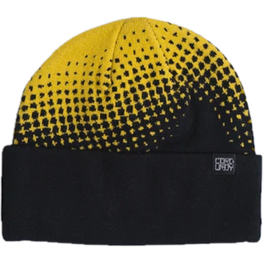 Corduroy Halftone Beanie - Black