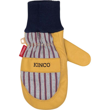 Kinco Kids' Lined Premium Grain Pigskin Palm Mitt with Knit Wrist