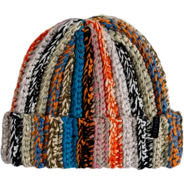 Autumn Headwear Patchwork Beanie - Teal