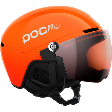POC POCito Obex Visor - Fluorescent Orange/Clarity POCito/Partly Sunny/Light Orange