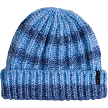 Autumn Headwear Rugby Stripe Beanie - Bright Blue