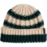 Autumn Headwear Rugby Stripe Beanie - Emerald