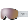 Smith I/O MAG S - White Chunky Knit/ChromaPop Everyday Rose Gold Mirror
