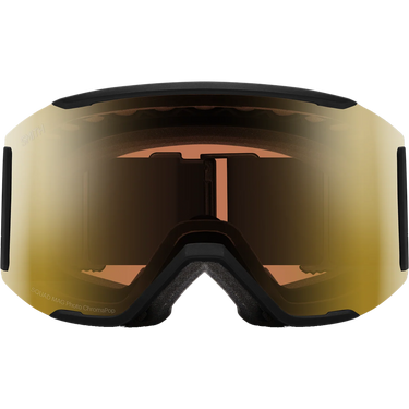 Smith Squad Mag Low Bridge - Black/ChromaPop Pro Photochromic Gold Mirror