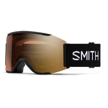 Smith Squad Mag Low Bridge - Black/ChromaPop Pro Photochromic Gold Mirror