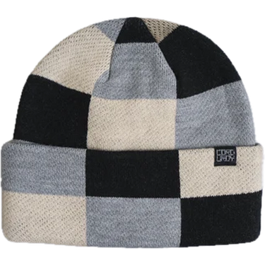 Corduroy Squared Beanie - Natural