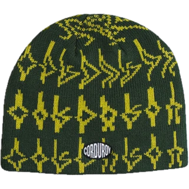Corduroy Tracers Skully - Emerald