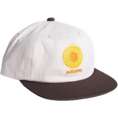 Autumn Headwear Twill Five Panel Snapback - Natural