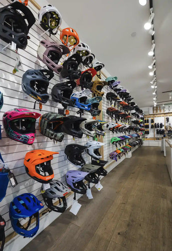 bike helmet stores RHINO Full Face Helmets, Pearl White / L Maximum Protection Features an EPP collarbone impact system and chinbar shock pads The 5 Best Kids Bike